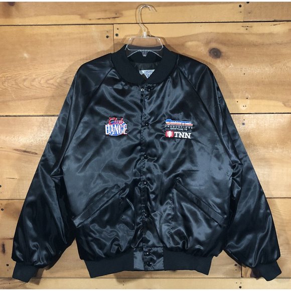 NEW Club Dance King Louie PRO FIT Union Tag Bomber Jacket Mens Size L TNN Snap - Picture 1 of 12